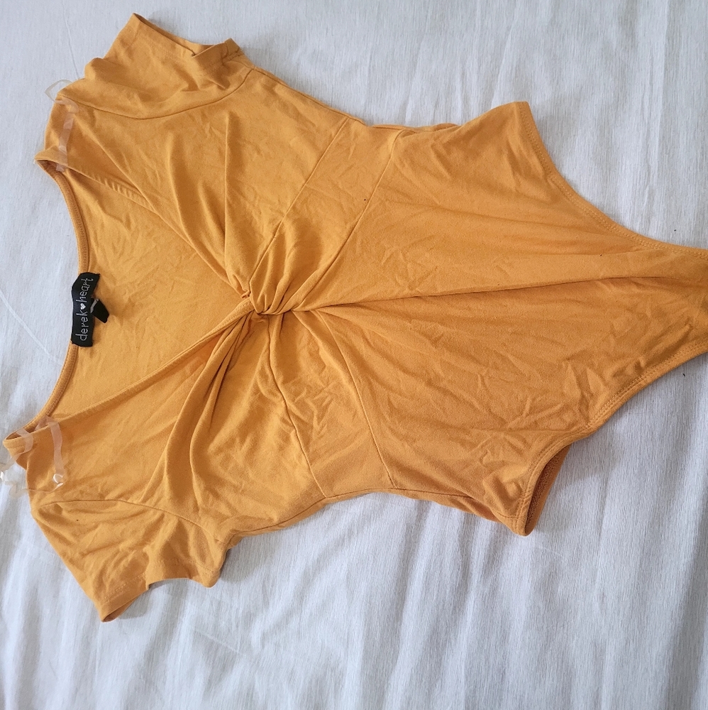 Mustard Yellow bodysuit